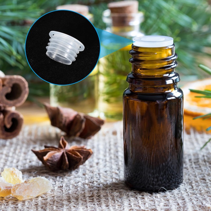 PATIKIL Salt and Pepper Shaker Stoppers 15mm/0.59", 50Pcs Plastic Salt