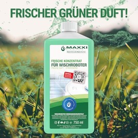 Maxxi Clean | 12x 750 ml Bodenreiniger mit Frische-Duft | geeignet f√ºr alle Wischroboter | Universal Reiniger Konzentrat | Wischfl√ºssigkeit f√ºr Boden, Parkett, Fliesen | Saugwischer-Reinigungsmittel