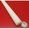 Natural Nylon 6/6 Extruded Round Rod .875" (7/8") x 5