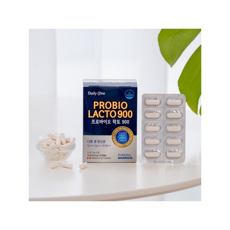 Daily One Probiotics 900 Lactic Acid Bacteria Guaranteed 10 Billion