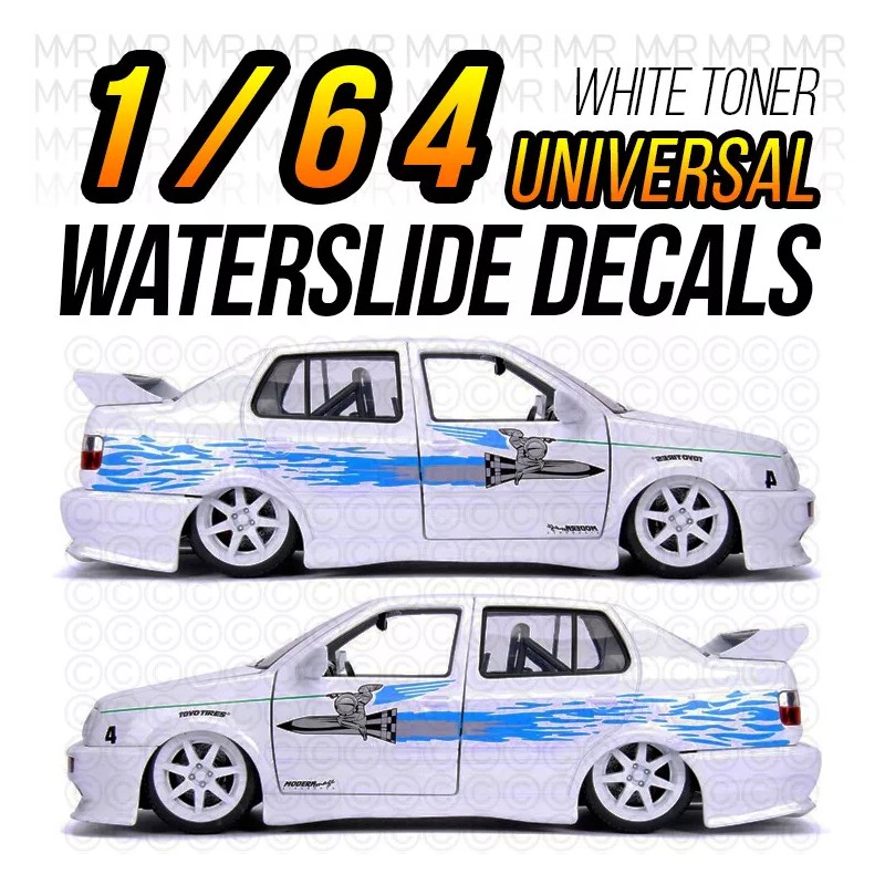 Hot Wheels 1/64 Scale JESSE JETTA Custom White Toner Universal