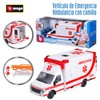 Bburago MUNICIPLE Vehicles Ambulance with Stretcher, Assorted Colours