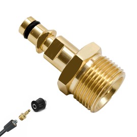 High Pressure Washer Adapter Quick Connect M22 Washer Gun Hose Pipe Convert Tool Hose Adapter Quick Connect for Karcher (M22 14MM Fitting Hose Connector)
