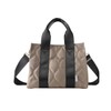 Lizdays Women's Nylon Tote Bag, Lightweight, A4 Partitioned Tote, Shoulder
