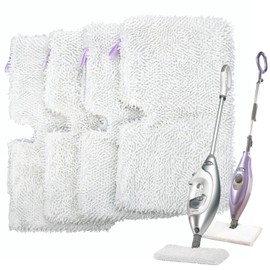 Flammi Steam Pocket Mop Replacement Pads for Shark S3500 Series S3501 S3601 S3550 S3901 SE450 S3801CO S3601D S2901 S2902 Steam Pocket Mop, 4 Pack