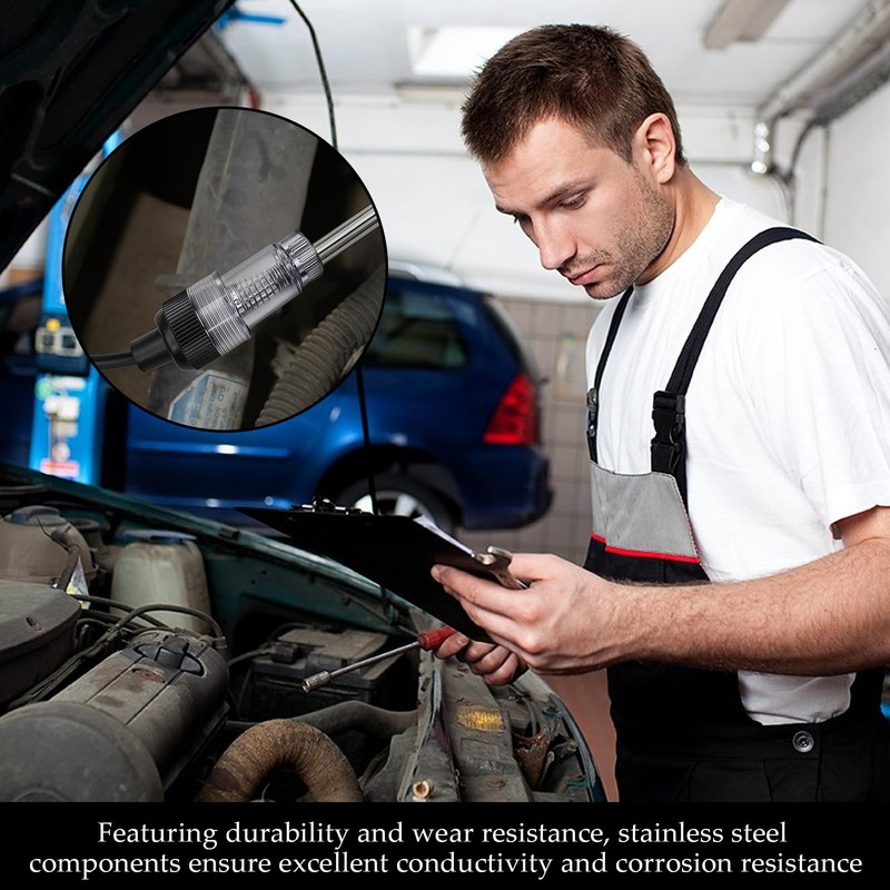 2 Pcs Ignition Spark Testers, Automotive Spark Plug Tester, Engine