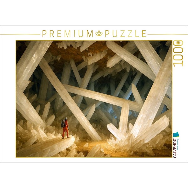CALVENDO Puzzle Crystal Worlds in a Stalactite cave | Size