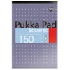 A4 5mm Squared Ruled Pads 80GSM 160 Pages (Single)