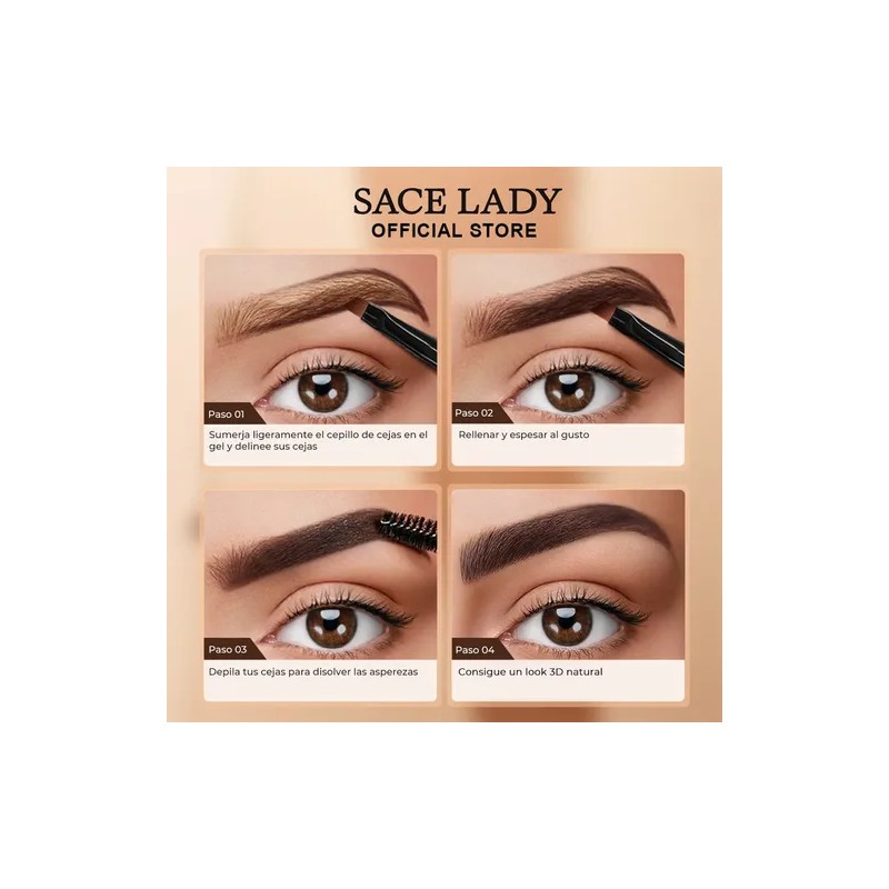 Sace Lady Gel Para Cejas Larga Duration 24h Waterproof 6ml