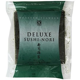 Nagai Deluxe Sushi Nori, Half Sheets, 100 Count