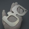 TNBF Metal Ruler R Funnel Cutting Leather Leather Processing Tool