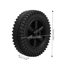 Sosoport 2pcs Bbq Wheels for Grill Cart Bbq Grill Wheels Heat Resistant Wide Compatibility