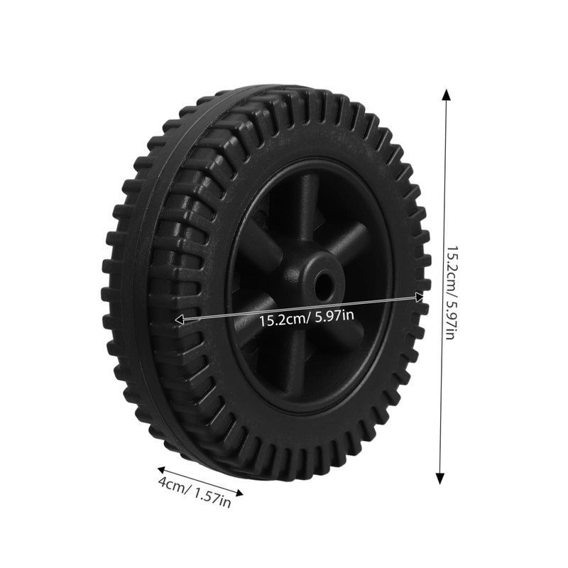Sosoport 2pcs Bbq Wheels for Grill Cart Bbq Grill Wheels