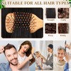 Meanplan 40 Pcs Bamboo Hair Brush Set for Women Hair