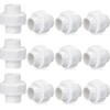 Pangda 12 Pcs PVC Union Coupling Pipe Fitting PVC Slip