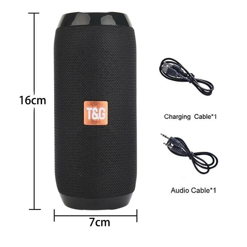 T&G TG117 Wireless Speaker Portable Bluetooth Speaker for IOS and