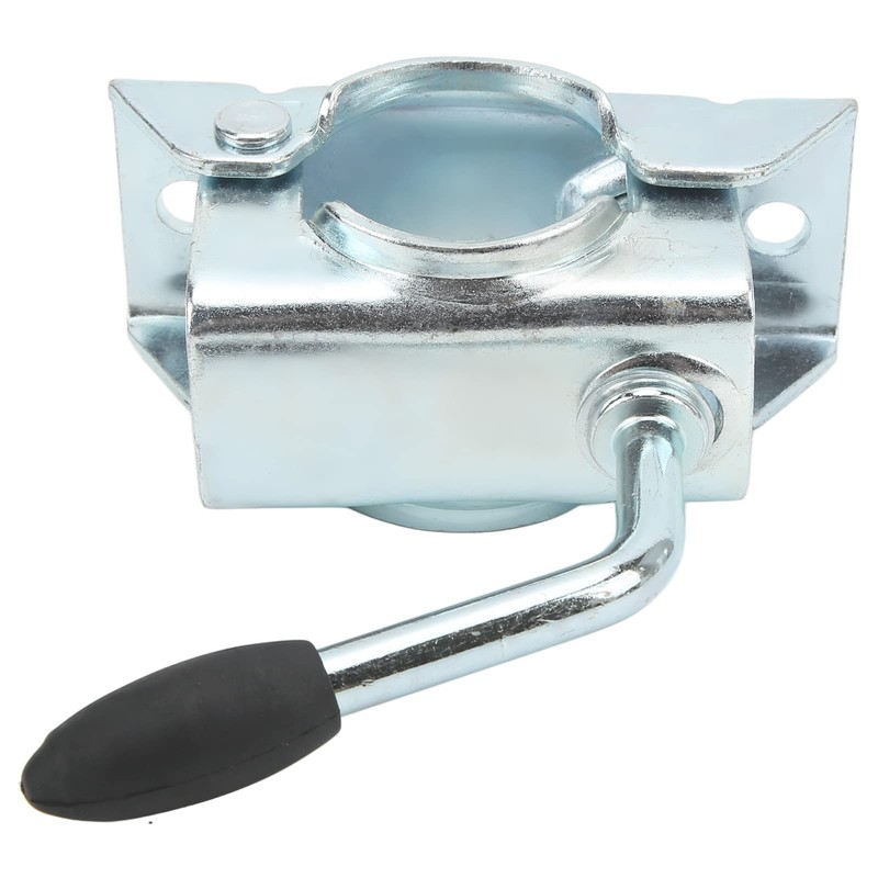 BusoTh 48mm Jockey Wheel Split Clamp, Galvanized Iron Trailer RV