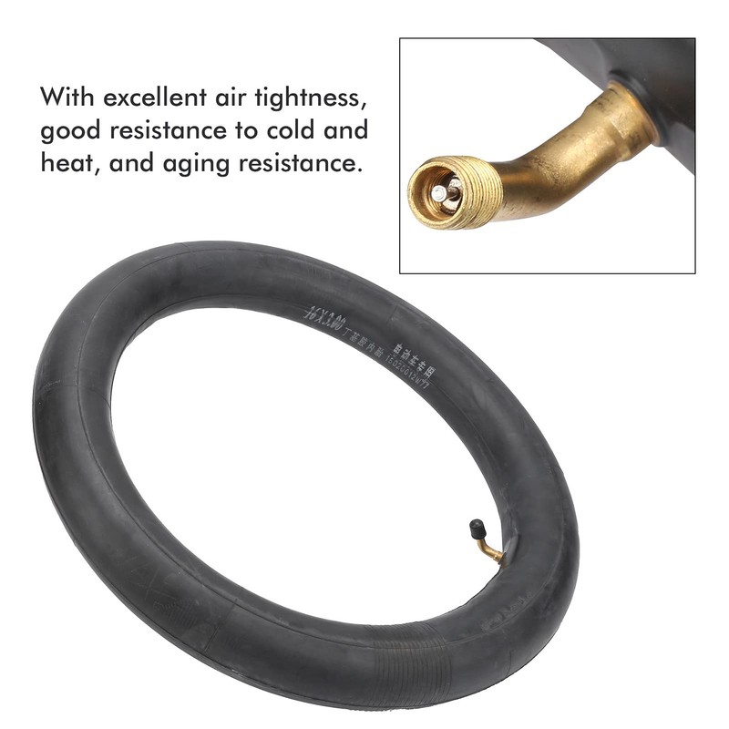 16x3.0 Electric Bicycle Replacement Inner Tube with Bent Angle Valve