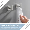 APLusee Brushed Nickel Towel Hook 2 Pack, 304 Stainless Steel