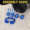 RCAWD Steering Block& C-hubs& Rear Hub Set for 1/8 ARRMA