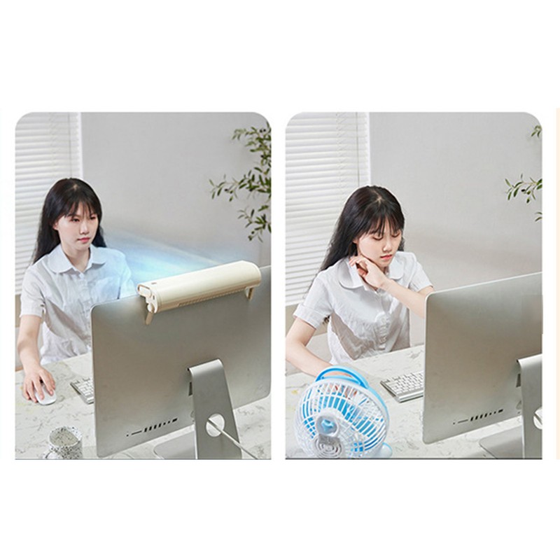 Air Conditioning Hanging Screen Fan Portable USB Mini Screen Fan
