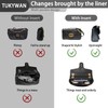 TUKYWAN Purse Organizer Insert with Zipper for GG Marmont Insert