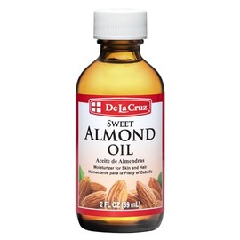 De La Cruz Sweet Almond Oil, No Preservatives Or Artificial Colors, Expeller-Pressed, Non-GMO 2 FL. oz.                                               
