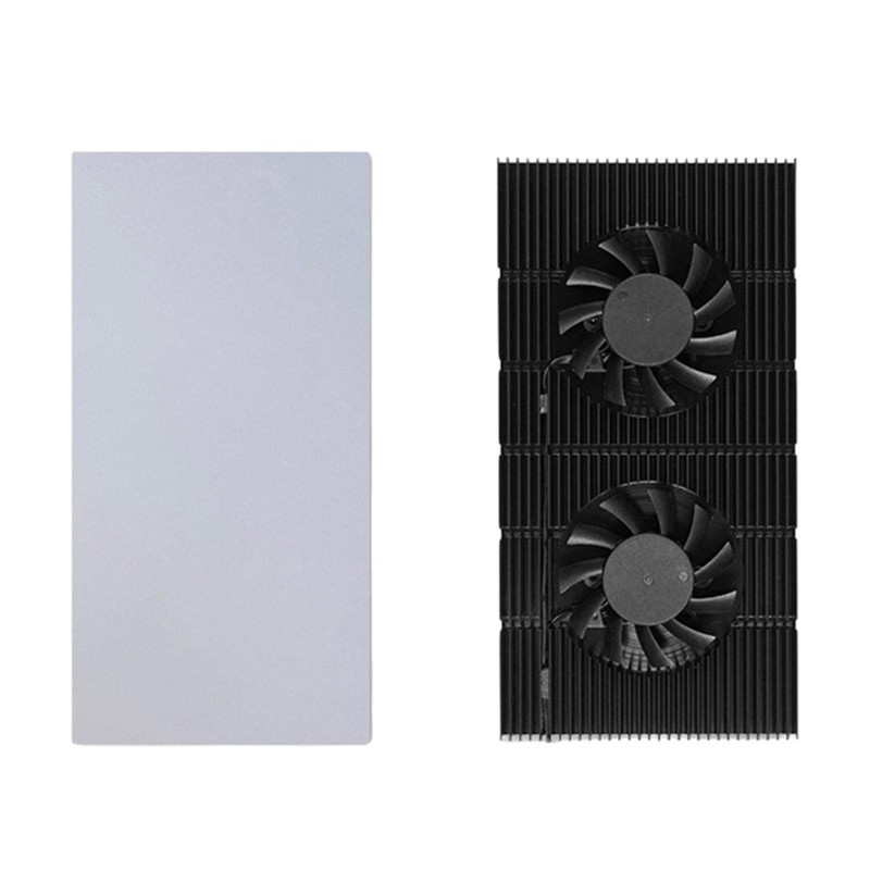 IPOTCH GPU Backplate Radiator Heatsink Memory Cooling Fan RTX30903080 Adjustable