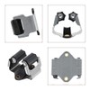 JIANGCHA 4 Pieces Mop Wall Mounted Clips Mop Broom Holder