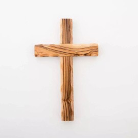 Wall Cross 7.9" , Olive Wood
