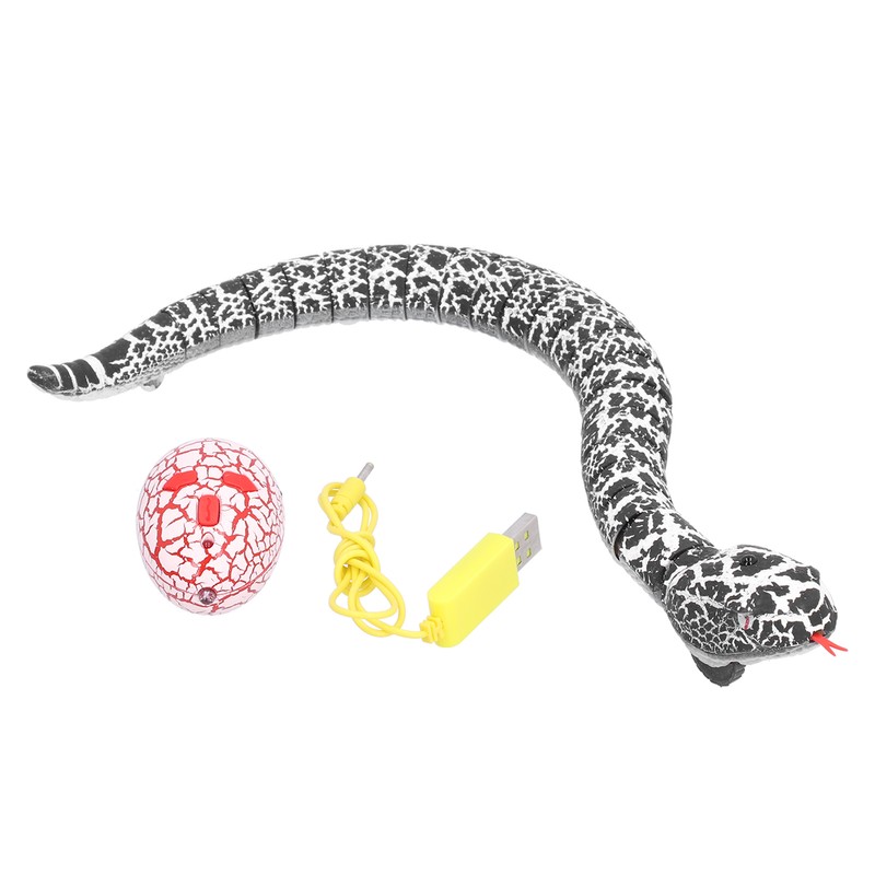 Infrared Remote Control Rattle Snake BatteryPowered Robotic Snake Toy Kids
