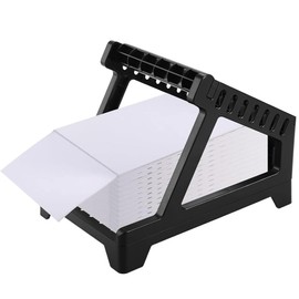 Label Holder for Thermal Label Roll and Fanfold Labels, Label Dispenser for 6x4 Labels, Thermal Label Printer Accessory Label Stand Desktop Printer Holder for Holographic