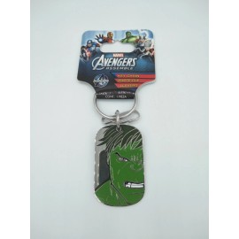Plasticolor Hulk Dog Tag Key Chain