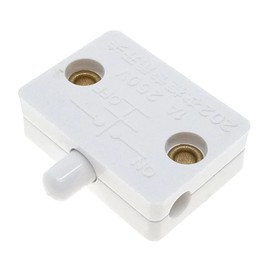 CABLEPELADO 1A 250V White Cabinet Door Contact Switch Push Button Switch