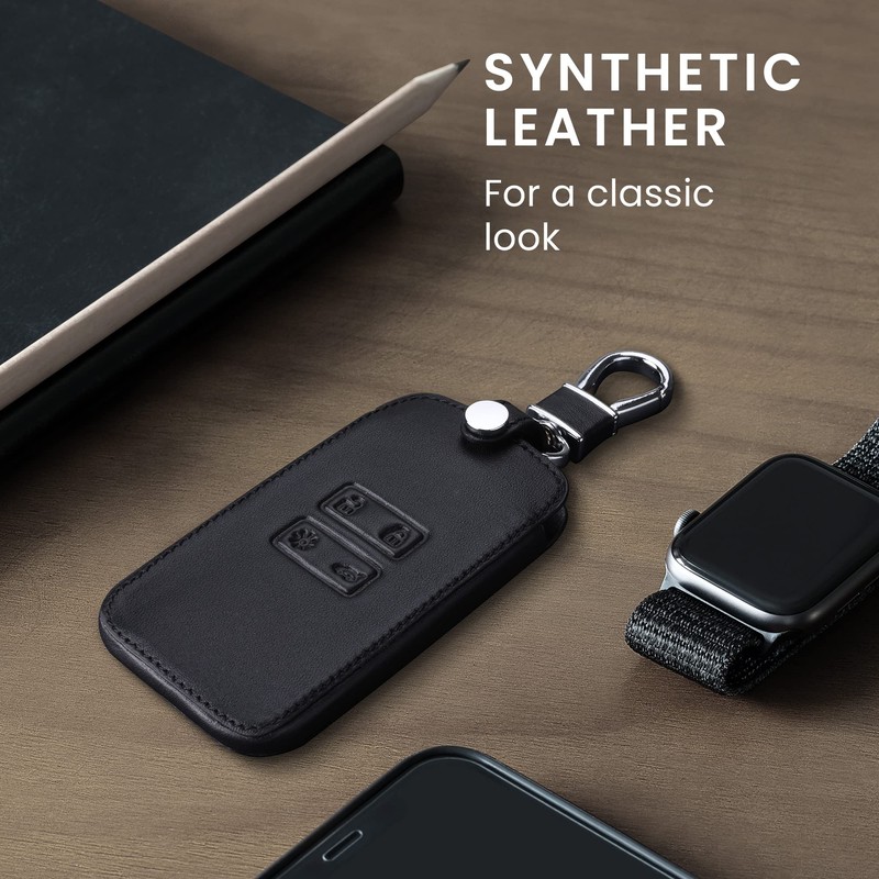 kwmobile Car Key Case Compatible with Renault 4-Button Smartkey Car