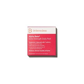 Dr. Dennis Gross Alpha Beta Extra Strength Daily Peel: for Oily Skin, Uneven Tone or Texture, Wrinkles or Enlarged Pores (5 Treatments)