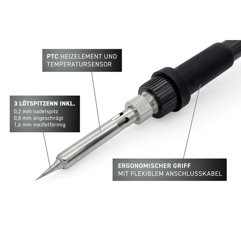 GALLUNOPTIMAL Pionier Soldering Station 110 - 68 Watt - Temperature