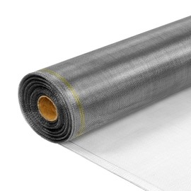 RDUIGT 304 Stainless Steel Mesh Screen Roll 47.2 inch x 98.4 ft Window Screen Replacement Wire Mesh for Air Vent Window Door Patio Porch Mesh Barrier for Block Flying Insects