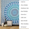 FURNISHFUL FINESSE Peacock Mandala Tapestry for Bedroom Living Room Décor,