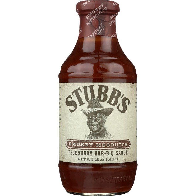 Stubb's Smokey Mesquite Bar-B-Q Sauce 18 oz (Pack of 3)