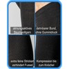 Vitasox Women's and Men's Cotton Support Stockings Travel Socks Knee