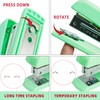 Oiijiok Green Office Supplies Set: Desk Accessories, Stapler, Tape Dispenser,