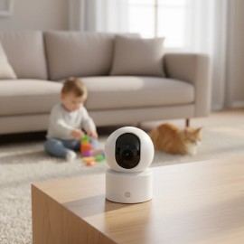 USA Stock Global Version Xiaomi Smart Camera C301 Human Detection Low Light Full-color Home Security Monitorcolor: White, model number: C301