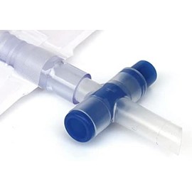 NINE LUCK 1pc Pack of 2000ml Urine Drainage Bag with Integrated Bag Hanger and T-Tap - Sterile Catheter Night Bags - Overnight Bedside Urine Bag