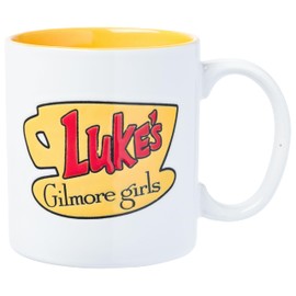 Silver Buffalo Gilmore Girls Luke's Logo Wax Resist 20oz Ceramic Mug