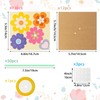 EDLMKM 12 Pack Flower Bouquet Craft Kit, Mothers Day Crafts