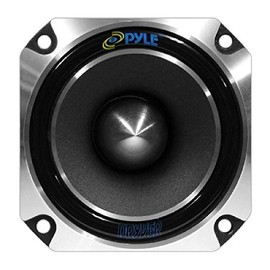 PYLE PDBT28 1" Car Audio Speaker Tweeter - 300 Watt High Power 1 Inch with Die Cast Aluminum Frame, 30 oz. Magnet, 5in. x 5in. x 4in., Black
