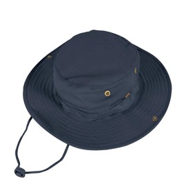 Sun Hats for Men Women Bucket Hat UPF 50+ Boonie Hat Foldable UV Protection Hiking Beach Fishing Summer Safari(1pack-Navy)