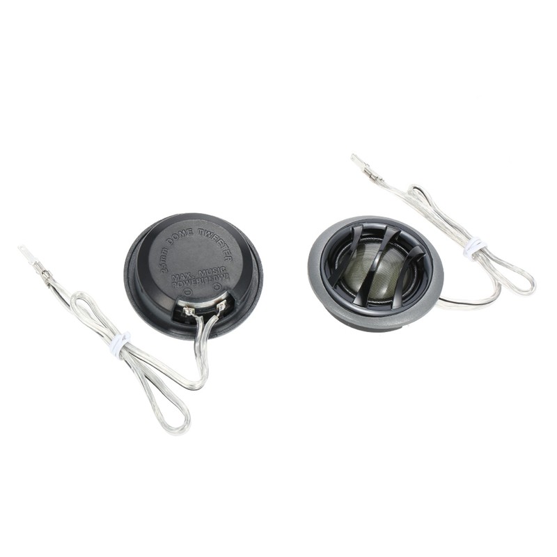 1 Pair 2in 150W Car Tweeter Speaker High Fidelity Silk