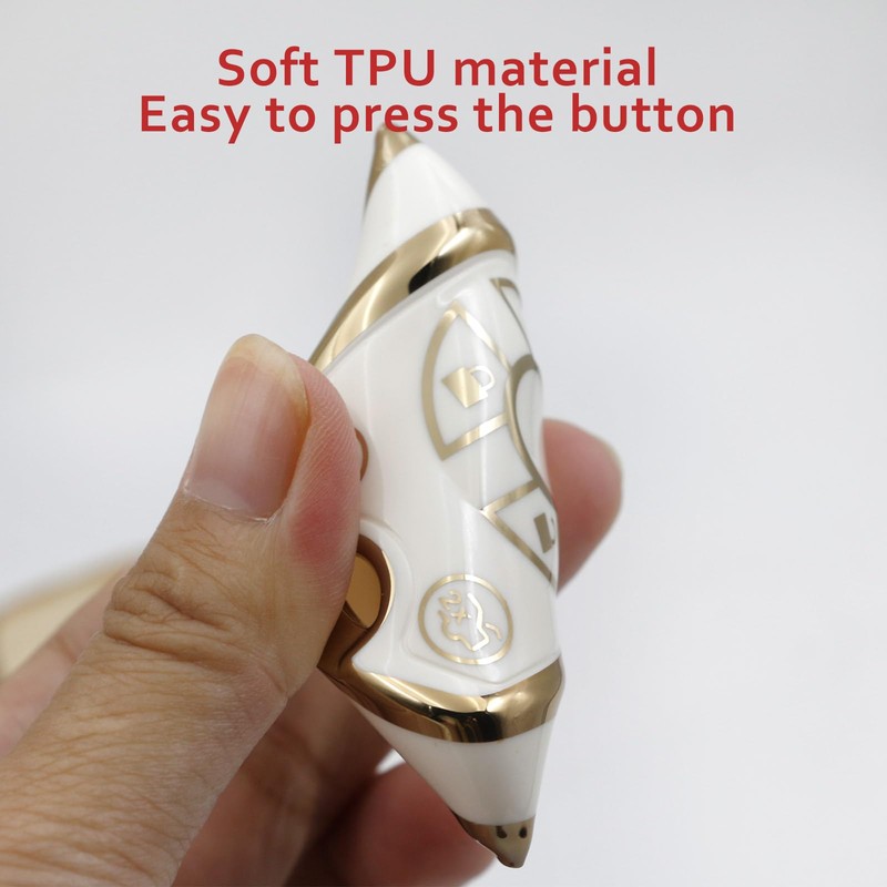 2Pcs for Ford Key Fob Cover with Keychain Fit for